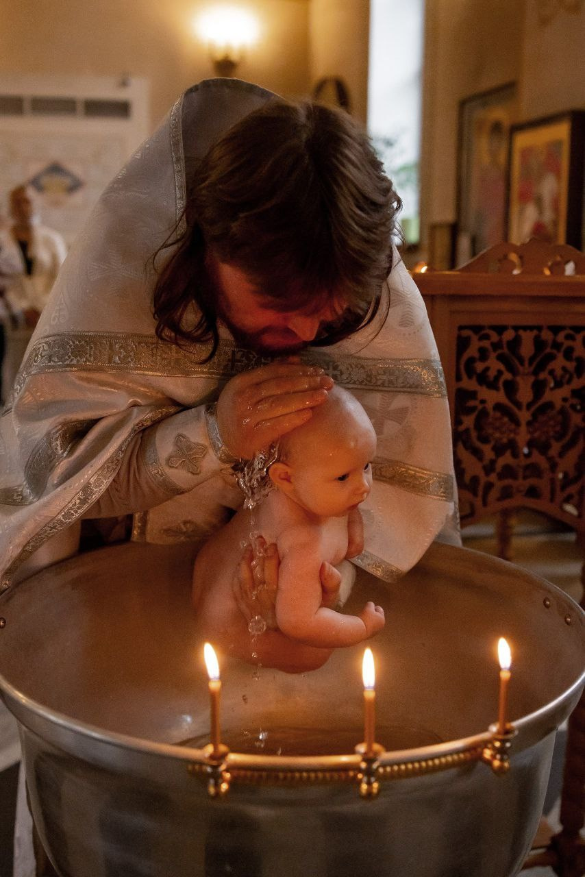 Таинство Крещения. Семейный фотограф в Москве