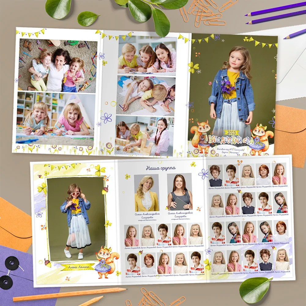 Дизайны фотокниг для детского сада. REPEYBOOK | Выпускные альбомы для детского сада и класса