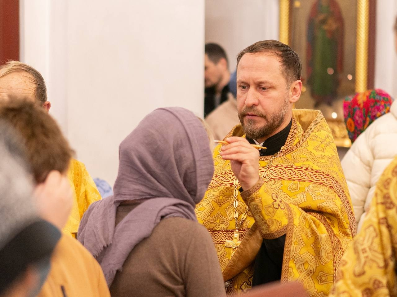 В наш храм доставлен ковчег с частицей мощей Блаженной Матроны Московской. Саратовское Северо-Западное благочиние