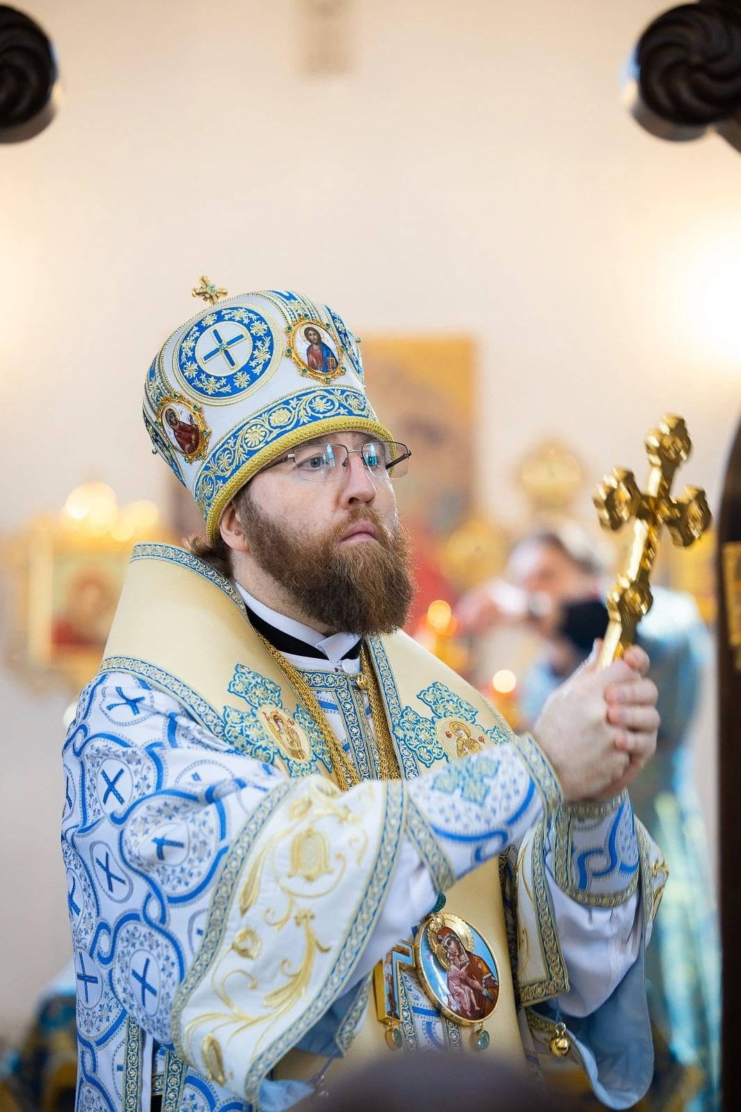 МИТРОПОЛИТ ИГНАТИЙ СОВЕРШИЛ БОЖЕСТВЕННУЮ ЛИТУРГИЮ В СКОРБЯЩЕНСКОМ ХРАМЕ Г. САРАТОВА. Саратовское Северо-Западное благочиние