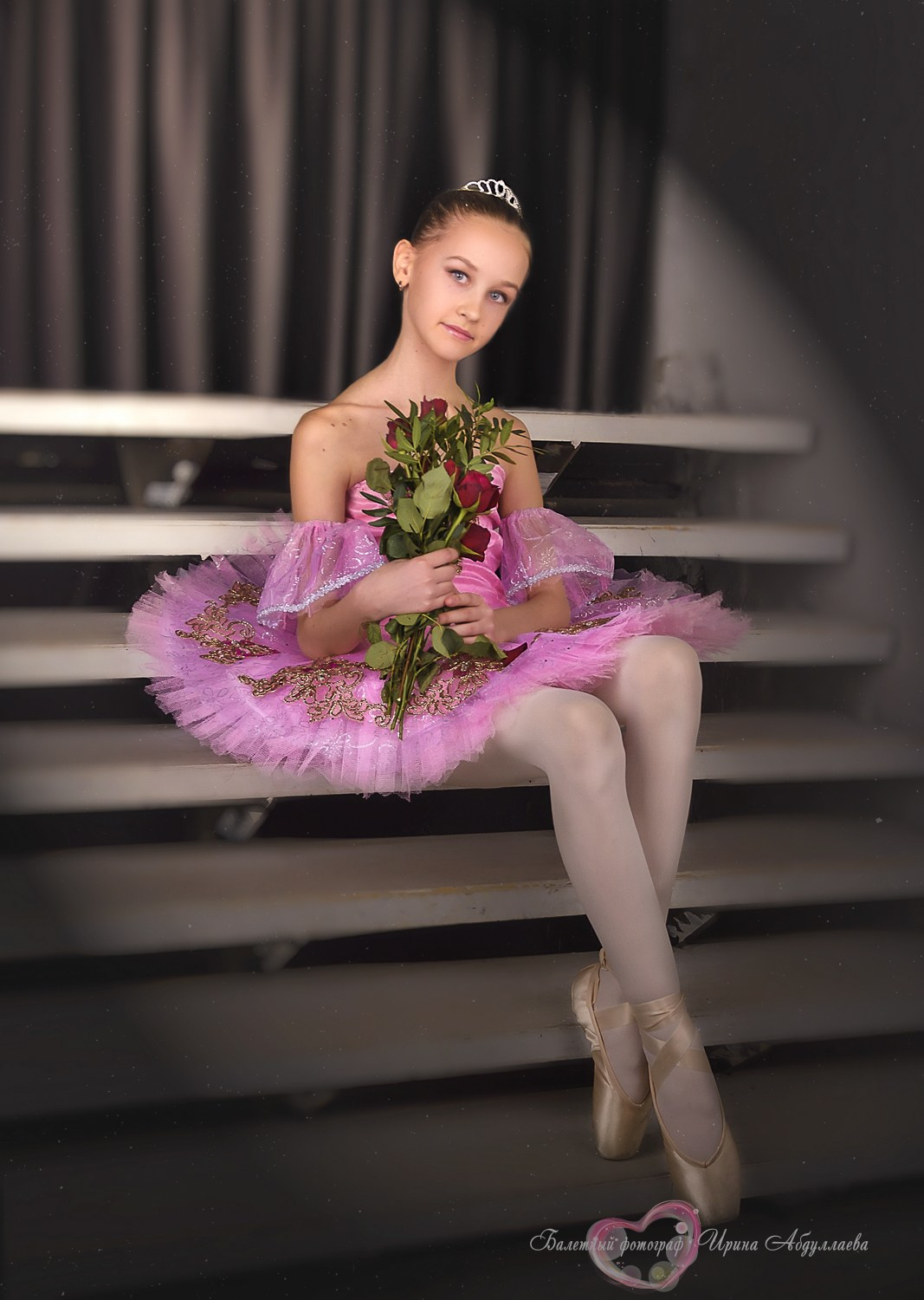 Фотосессия юной балерины Полины