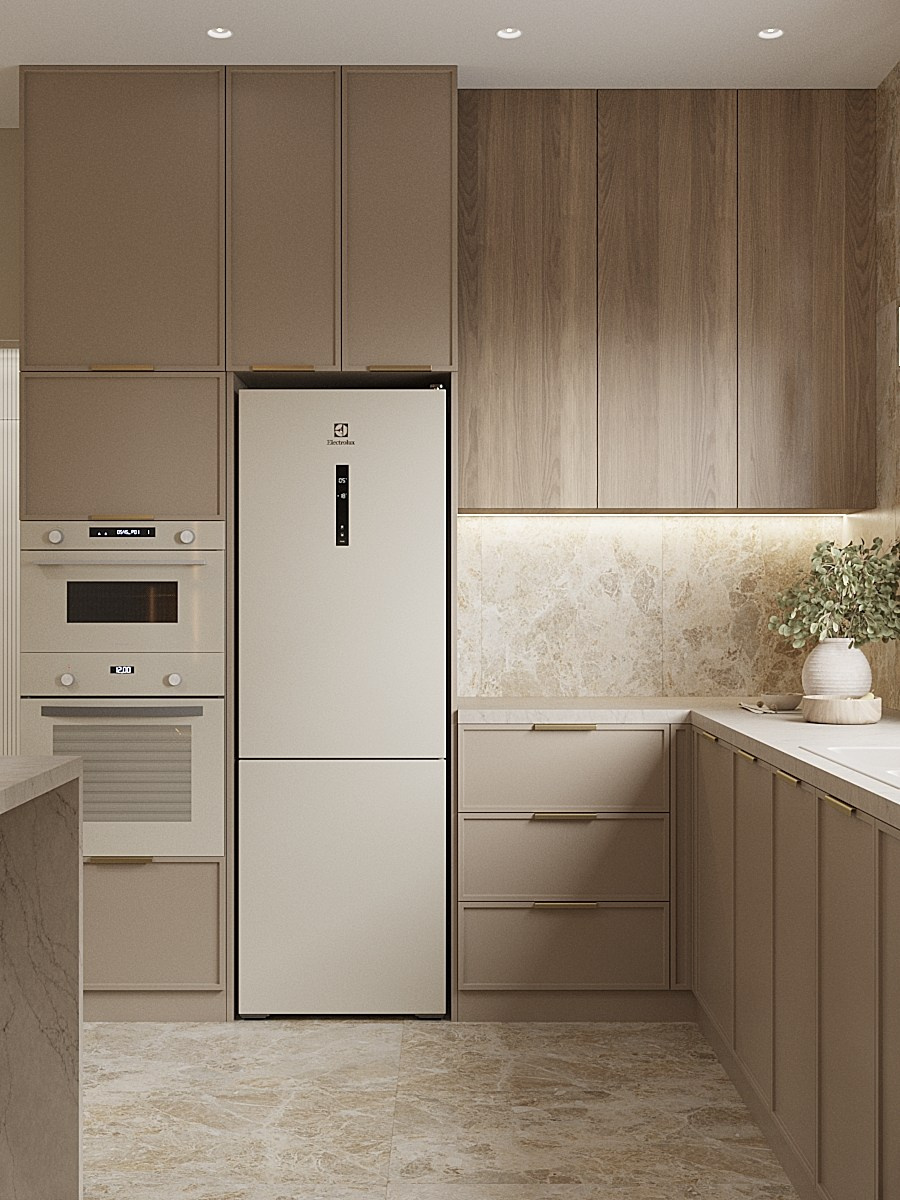 дизайн интерьера кухни загородного дома