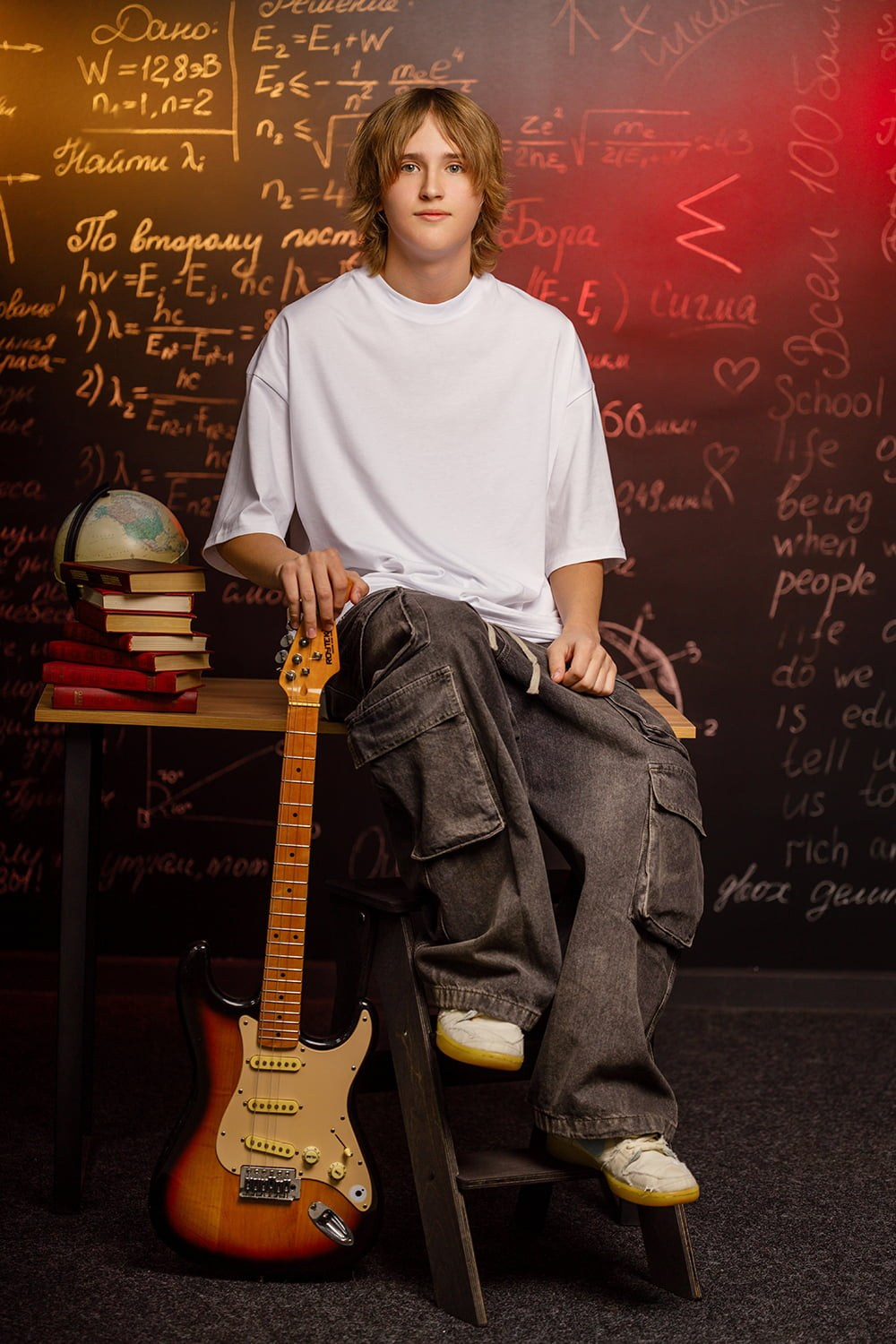 Студийная съёмка для учеников 11а класса 141 школы. СИГМА | Студия выпускных альбомов Красноярск