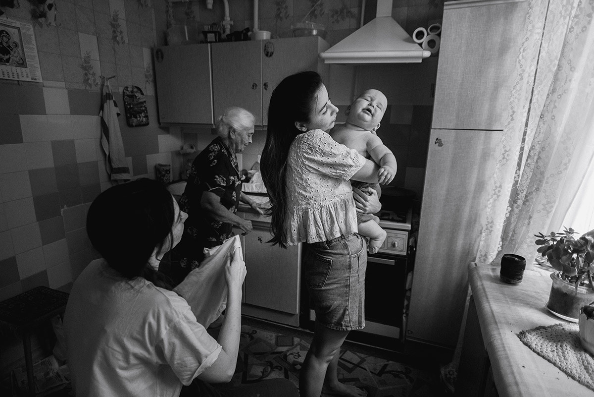 Бабушкино счастье. Семейный документальный фотограф в Волгограде Мариэта Додина