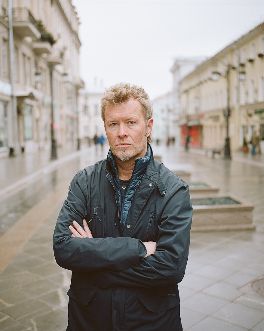 Portrait of Magne Furuholmen, a Norwegian musician and visual artist, member of A-ha band, commissioned by The Financial Times