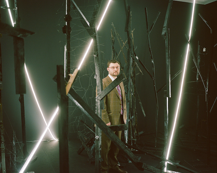 Environmental portrait of Vasili Tsereteli, head of Moscow Museum of Modern Art commissioned by The Calvert Journal