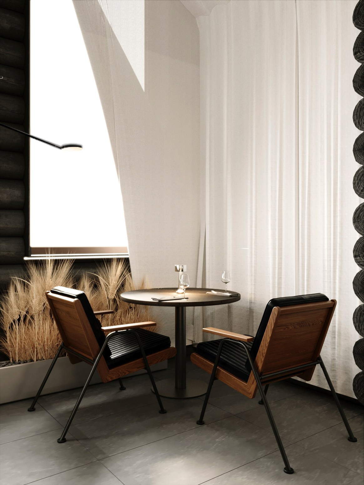 Ресторан, база отдыха «ОГУР». Дизайн интерьера от Дмитрия Баландина