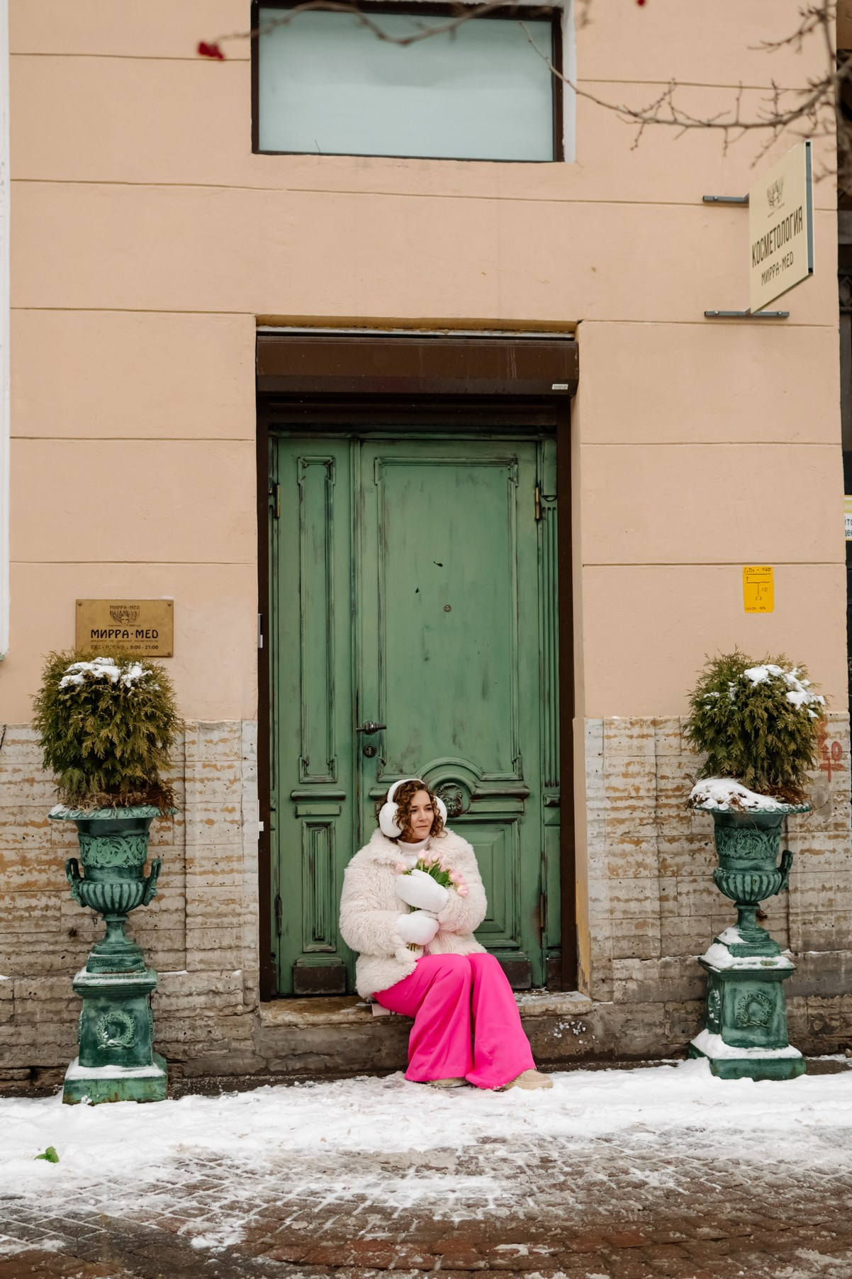 Юля с тюльпанами. Свадебный и сеейный фотограф в Санкт-Петербурге Елена Худякова