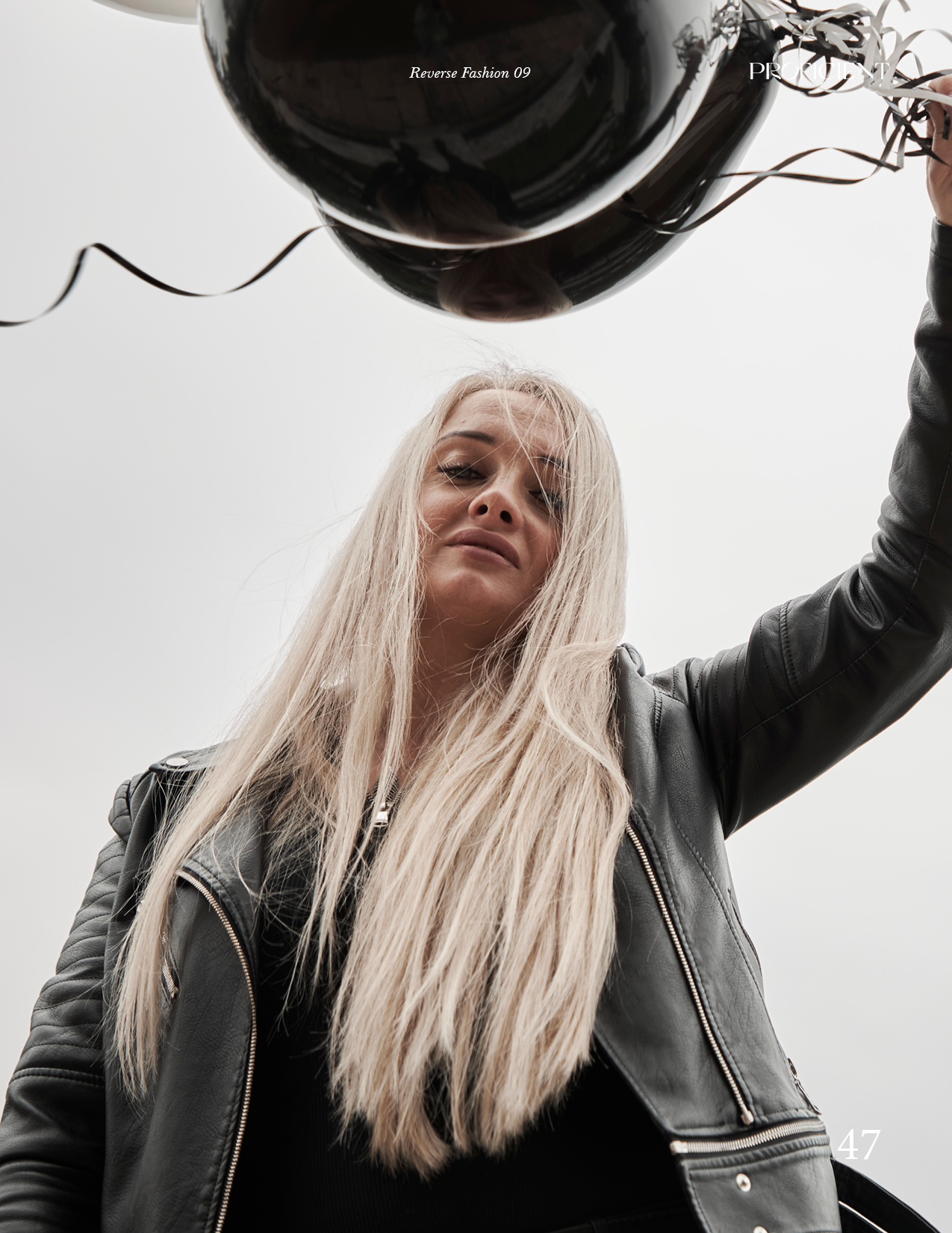 Фотосессия "Blonde and Balls" для журнала PROFICIENT Magazine. Анна Потявина. Фотограф Москва