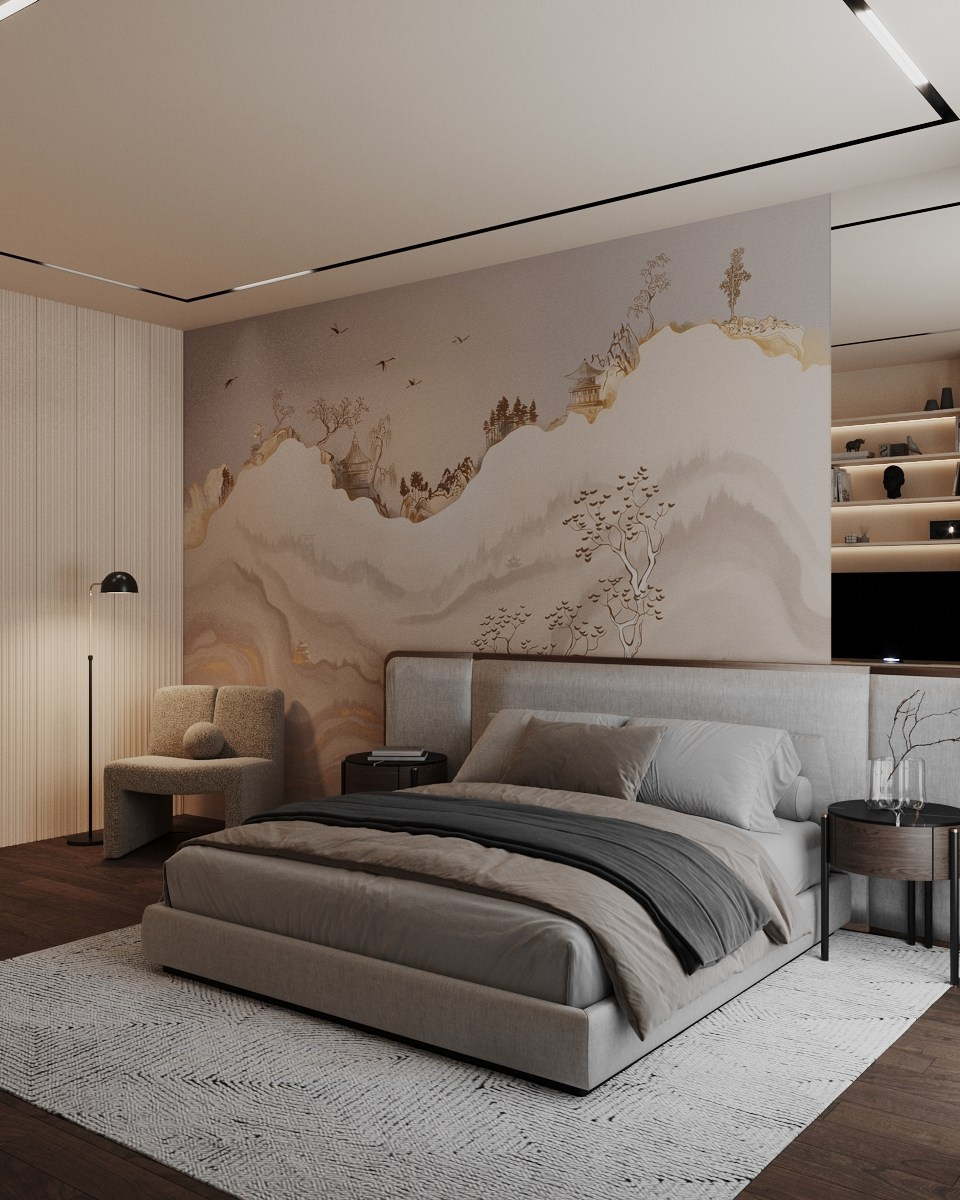 Спальня Жуковка правки. Визуализатор Векшина Елена