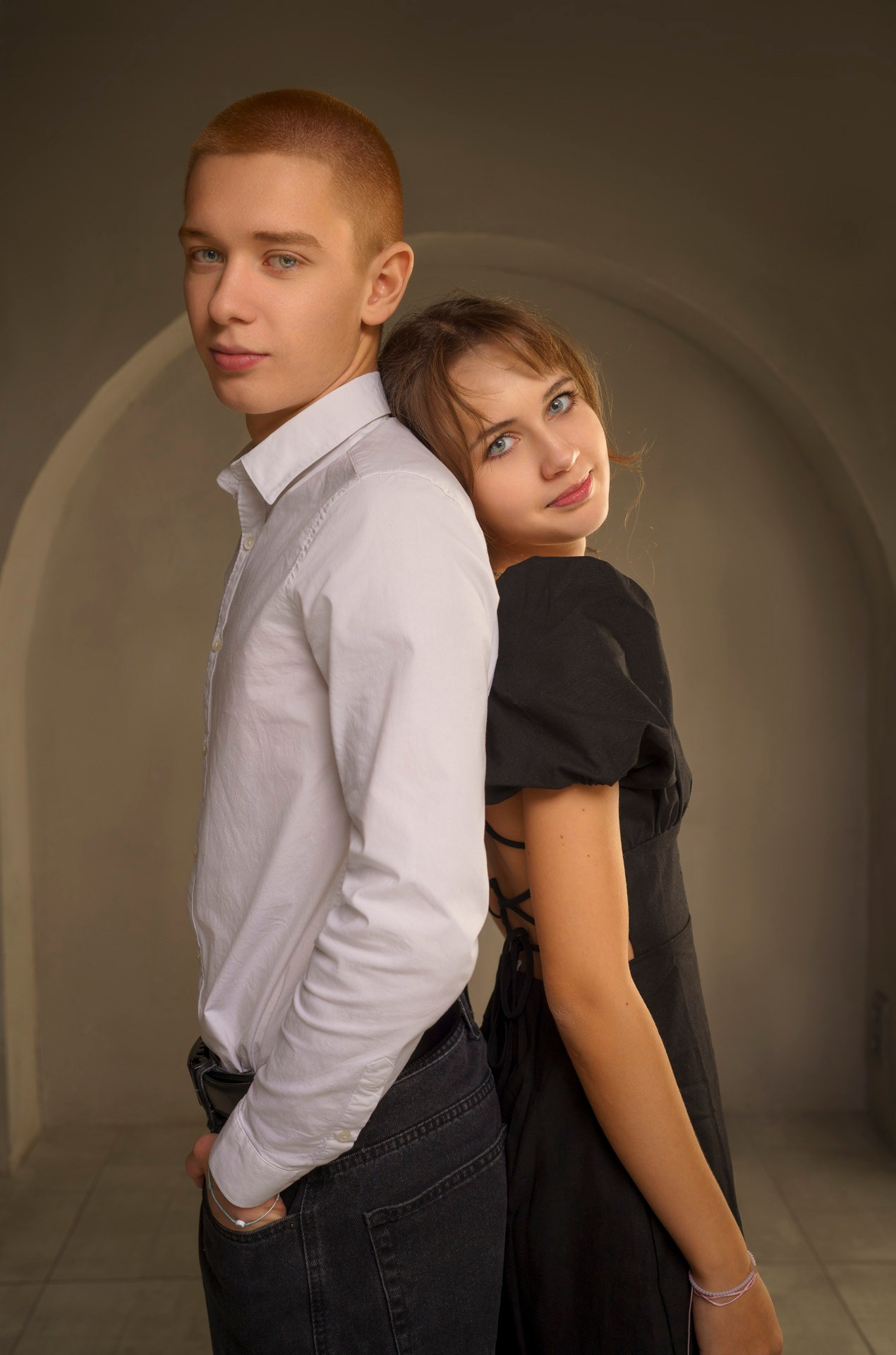 Варя, Дима, Маша. Фотограф Сергей Танков