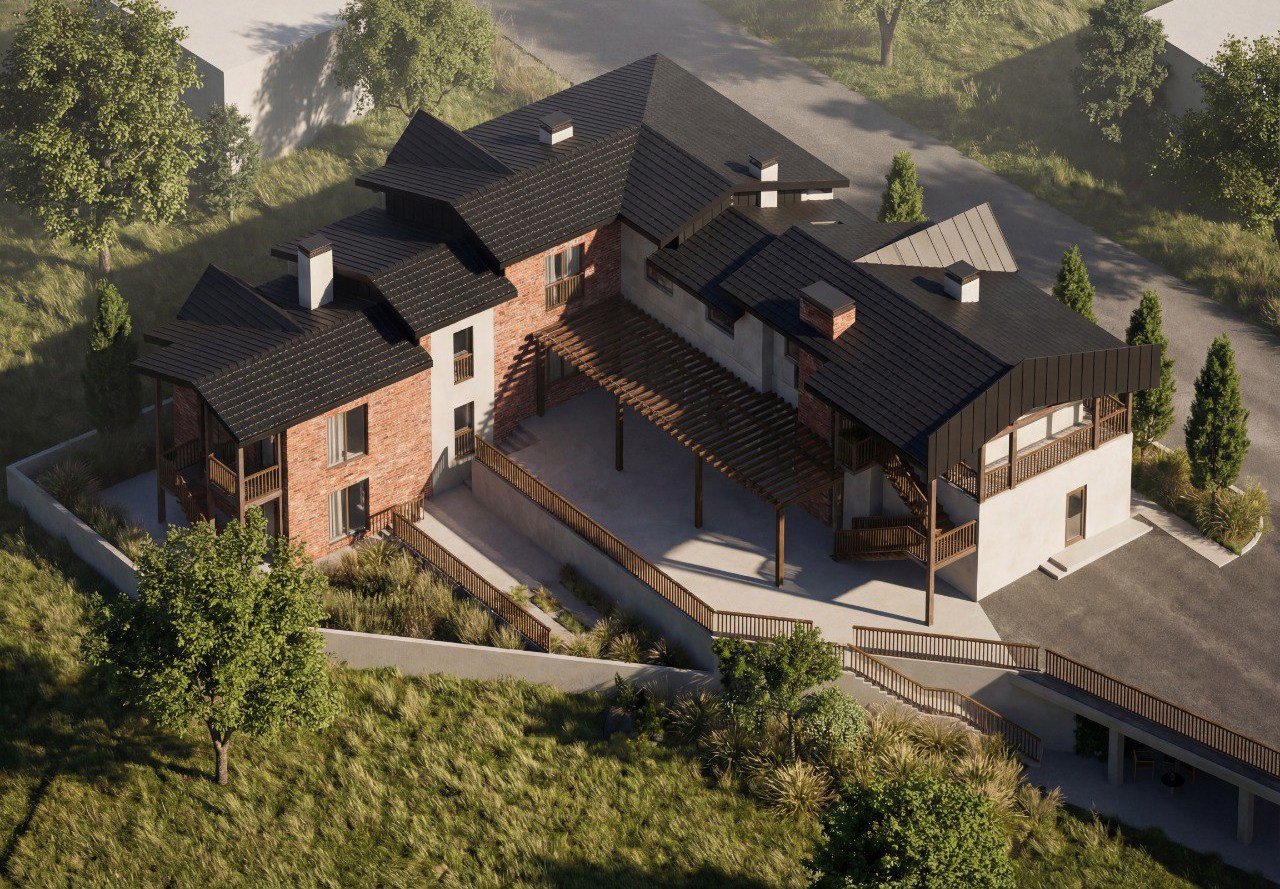 Отель в армении. Портфолио 3D визуализатора