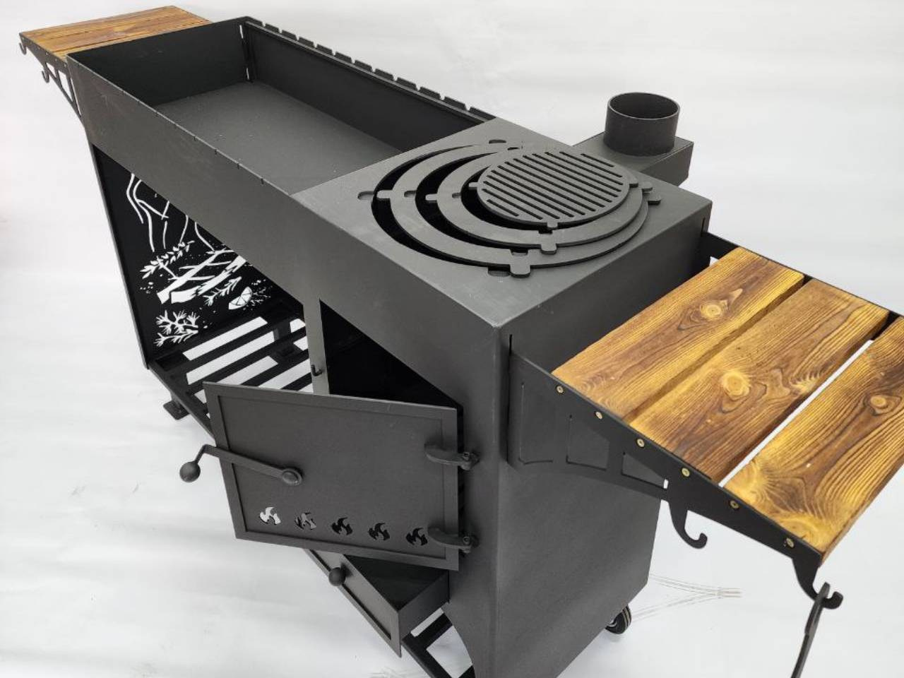 Мангалы с печью под казан. Купить / заказать мангал для дома в Краснодаре от производителя «Мангал Мастер»