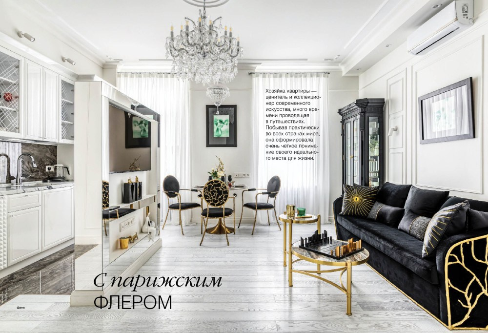 Интерьерный фотограф Кузнецов Сергей — Публикация интерьерной съёмки в журнале Красивые квартиры