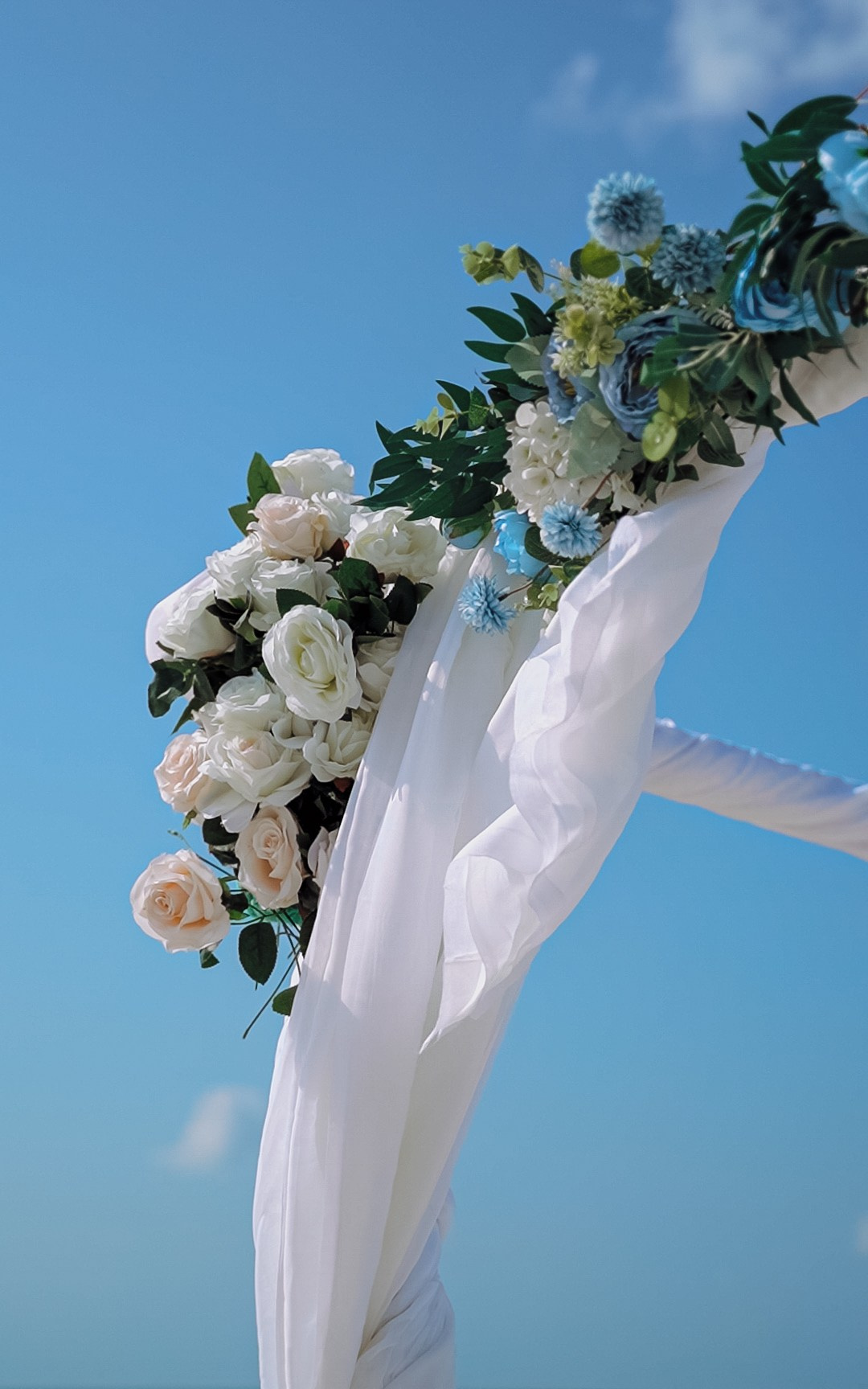 Пляжная свадьба цвета тиффани. Фотограф и видеограф в Москве и Абу Даби Мария Кулагина