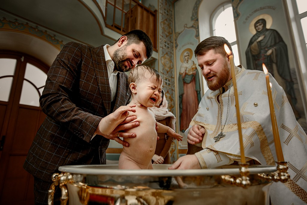 Крещение Федора. Детский семейный фотограф в Севастополе Крыму