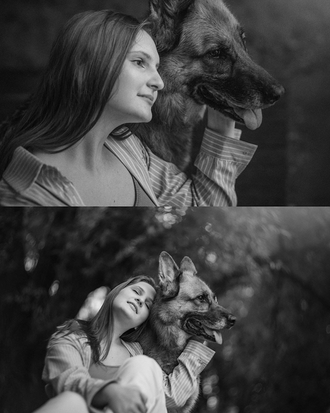 Вика и Фрея. Фотограф анималист в Москве и Санкт-Петербурге Свиридова Анна