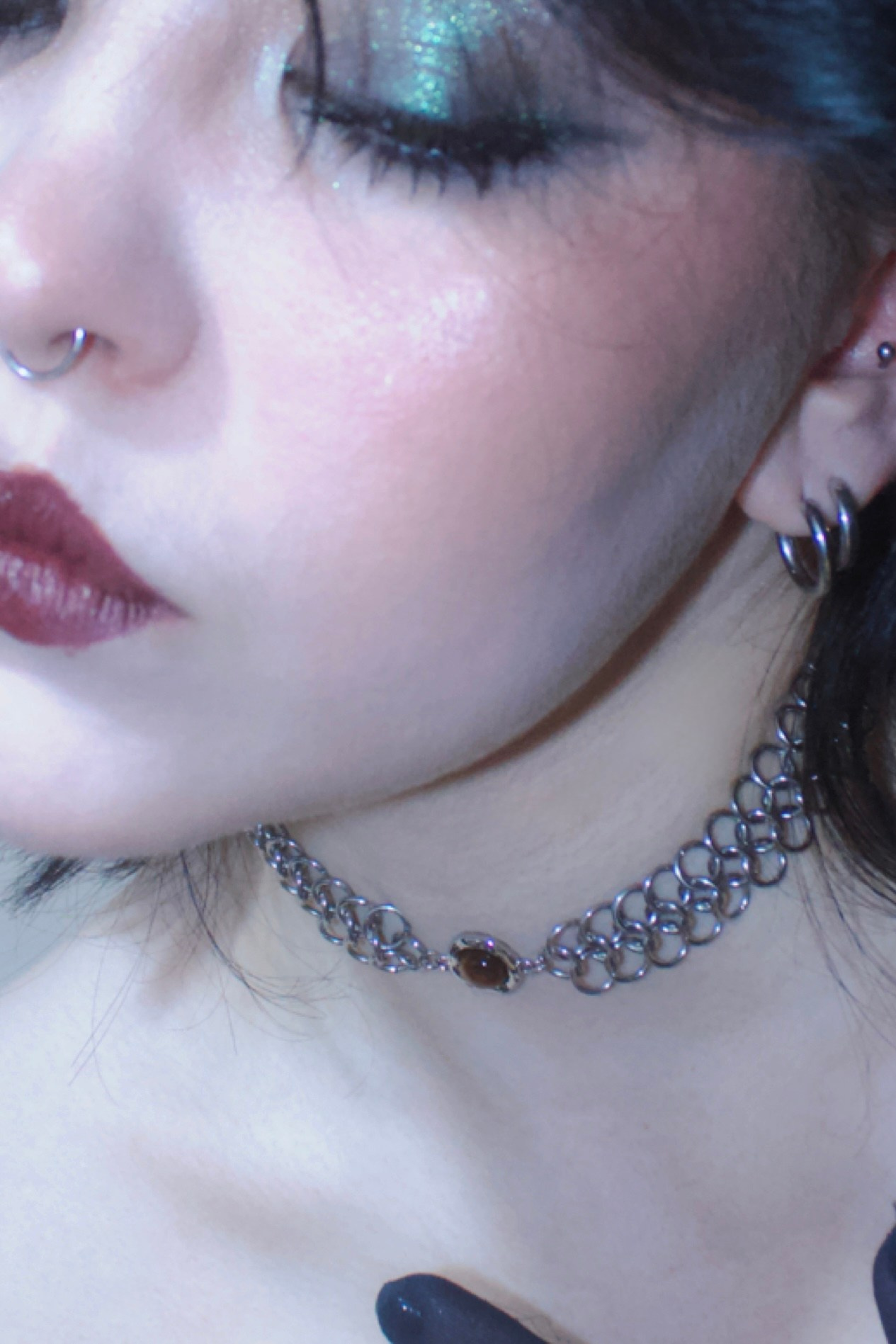 Чокеры из кольчуги. Украшения из кольчуги в Москве Соня Спросонья