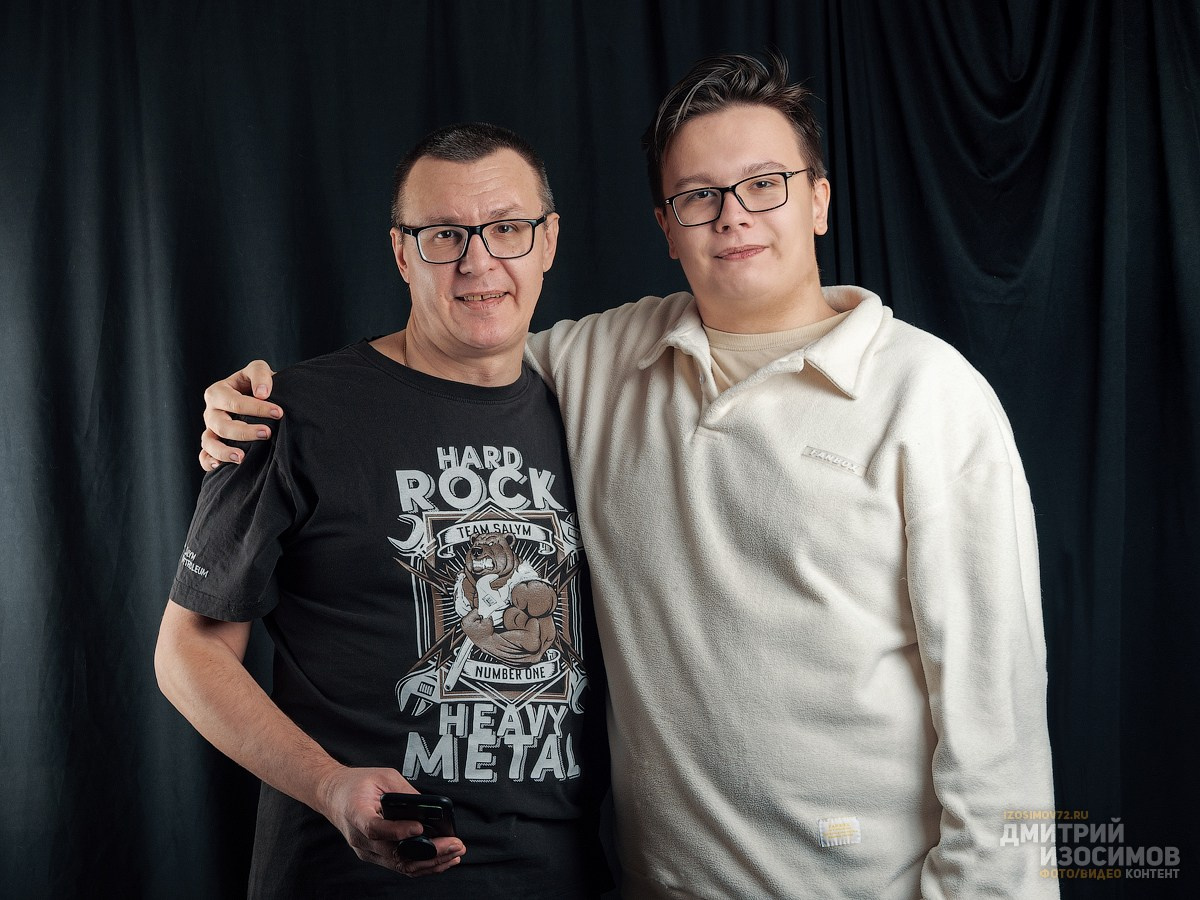 Автопортрет с сыном