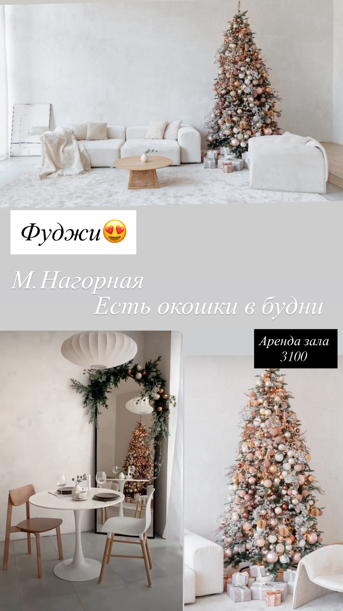 Новогодние залы. Женский и семейный фотограф в Москве- Ольга Самусенко