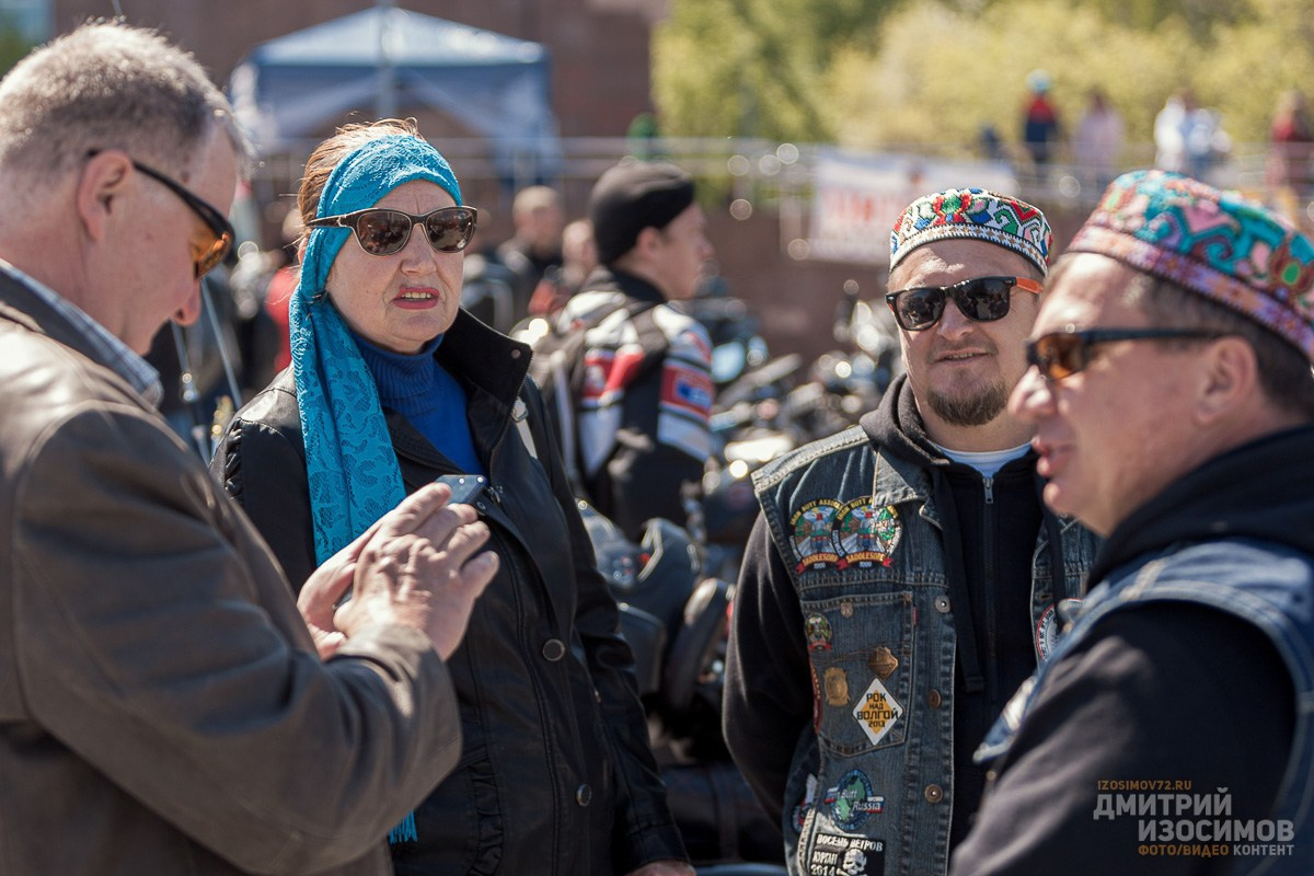 Слёт байкеров