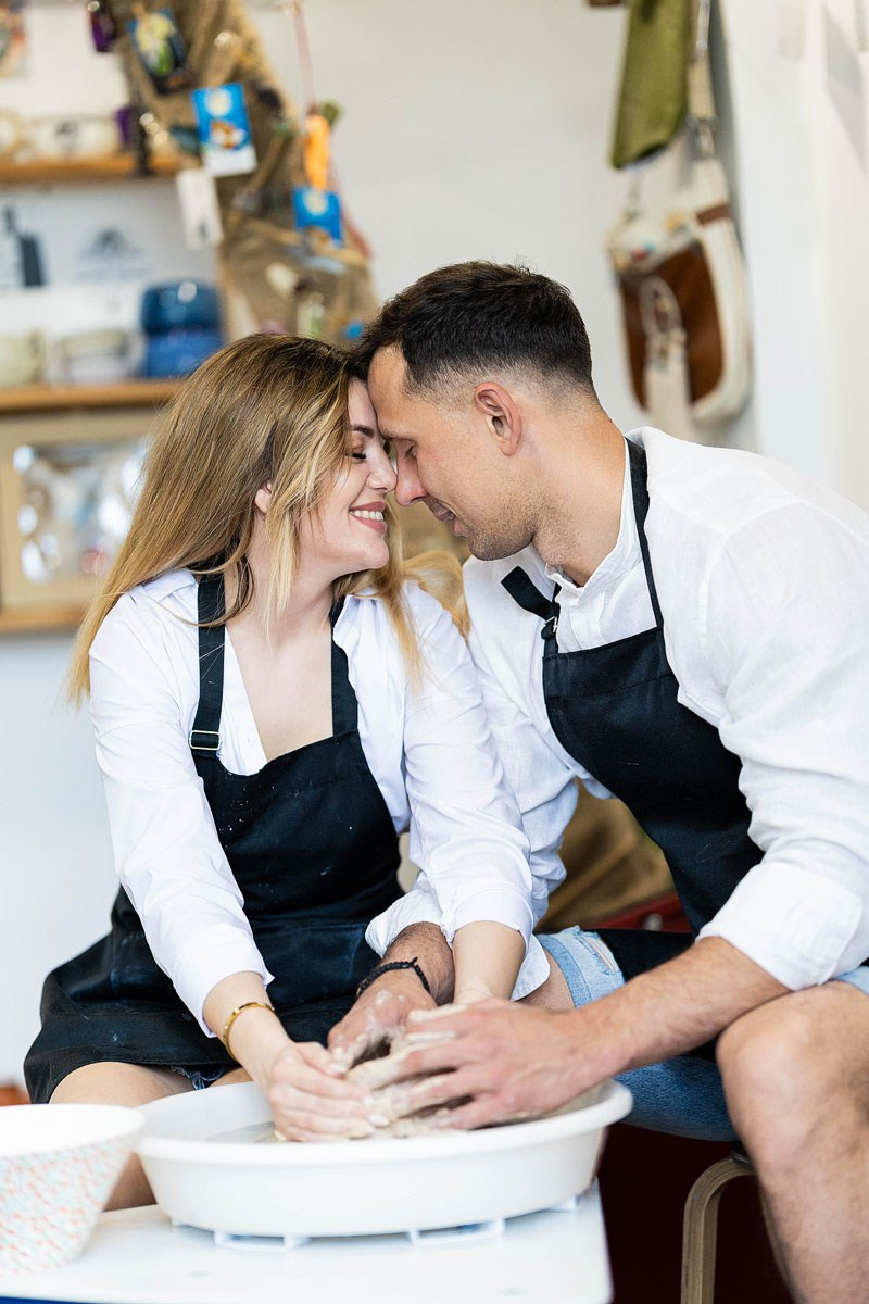 Семейные истории в гончарной мастерской. Детский и семейный фотограф Домодедово