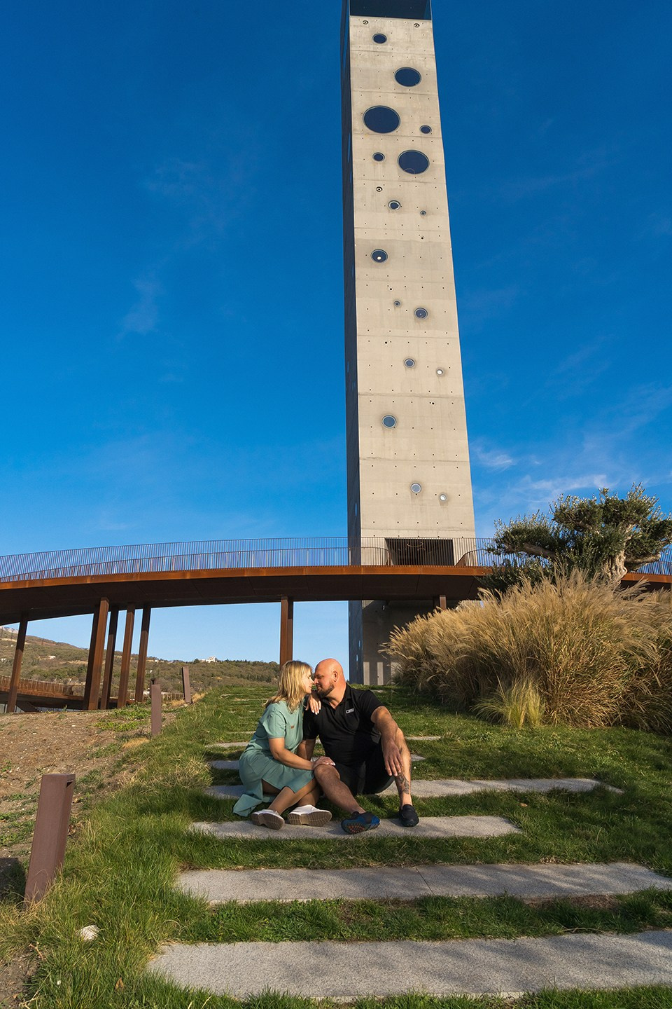 Съёмка на территории отеля. Семен Соколов