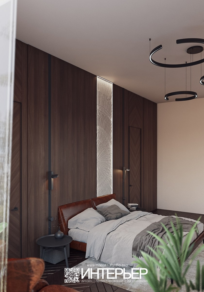 Дом Тамирлана и Айшат. 2 этаж. Дизайн интерьера, 3D визуализация и 3D моделирование. Создание проектов и чертежей. КМВ: Кисловодск, Пятигорск, Ессентуки и удаленно