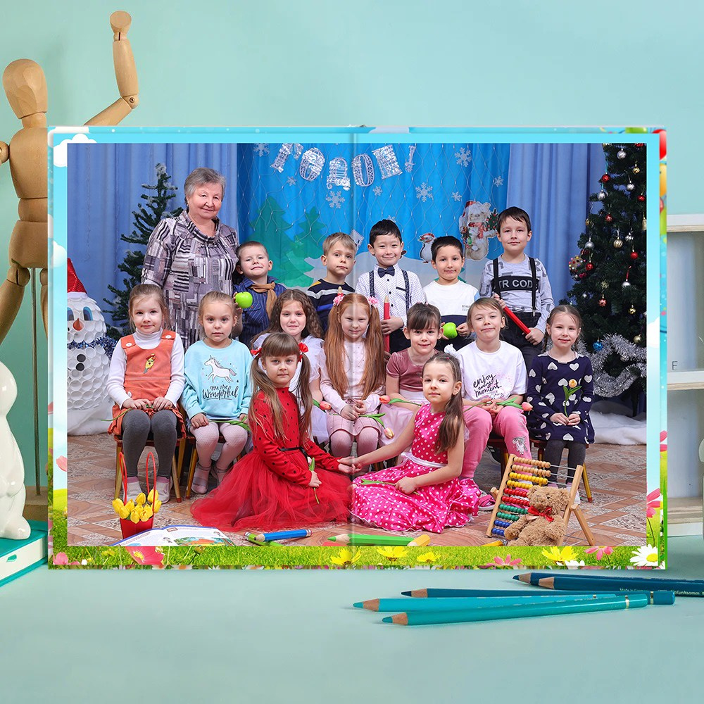 Выпускные альбомы в детский сад  3 разворота стандарт заказать Иваново Ярославле Костроме Владимире. Выпускные альбомы в Иваново в детский сад и школу. Александр и Светлана Янкины