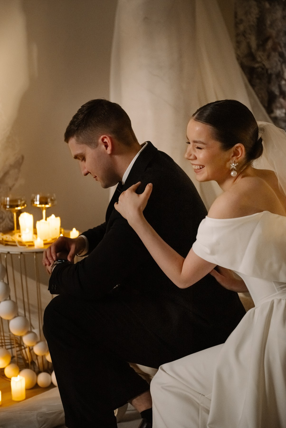 Со свечами. Свадебный и сеейный фотограф в Санкт-Петербурге Елена Худякова