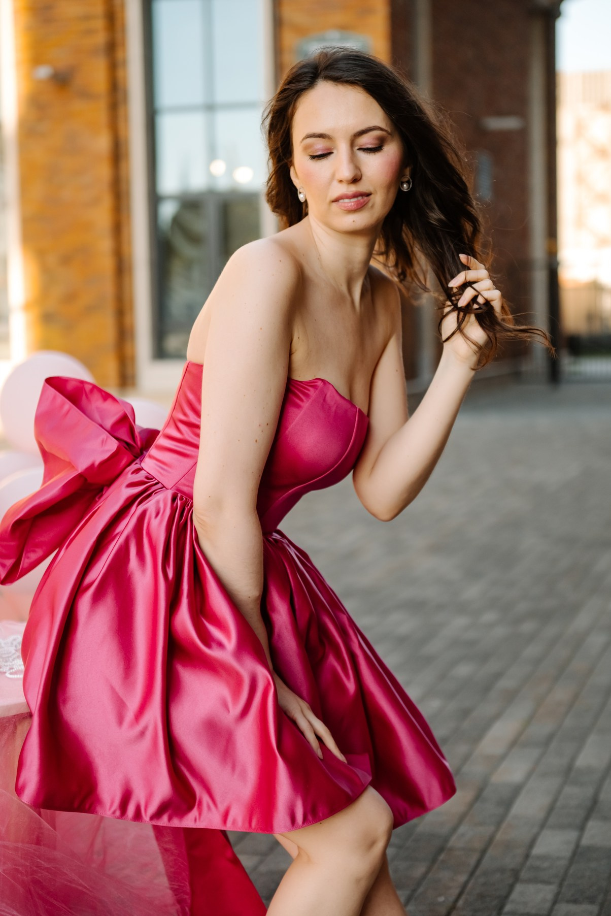 Индивидуальная. На заливе с шарами. Свадебный и сеейный фотограф в Санкт-Петербурге Елена Худякова