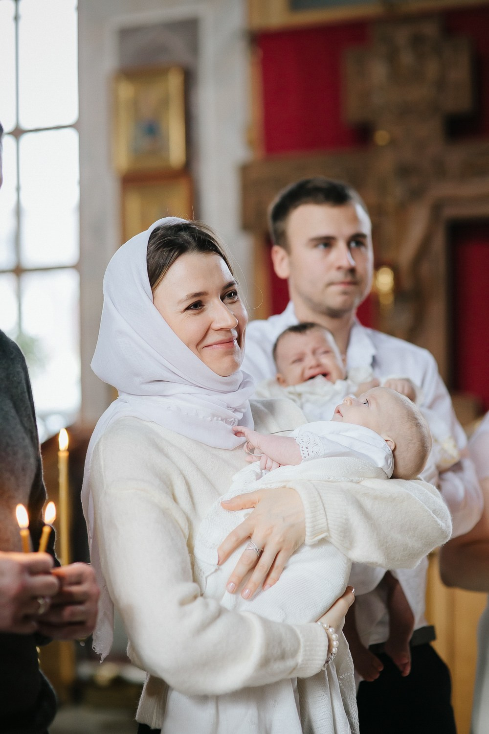 Крещение близняшек. Фотограф на венчание, крещение