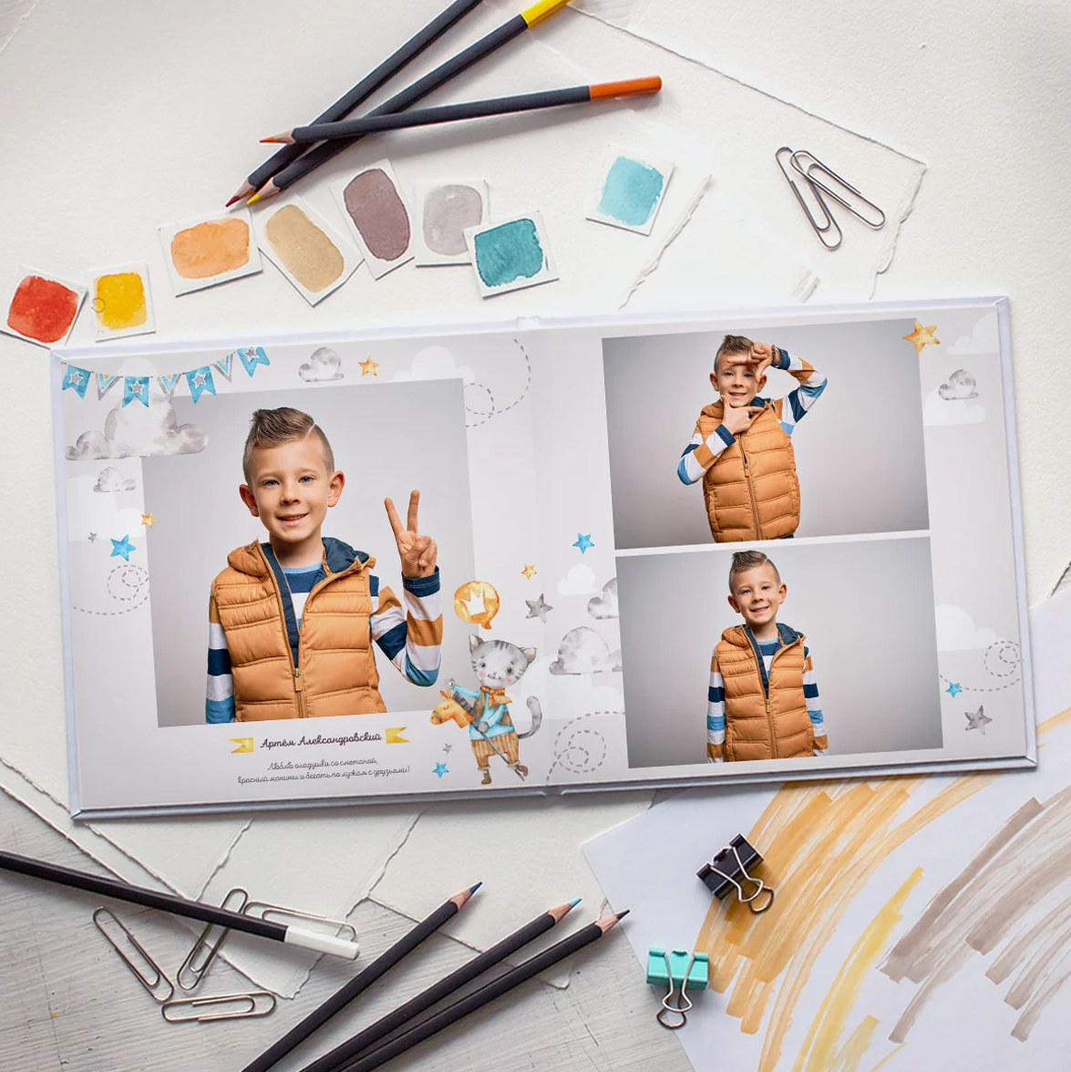 Макет от Фёдоровой «Малыши». Детский, семейный фотограф в Южно-Сахалинске, Невельске и Холмске