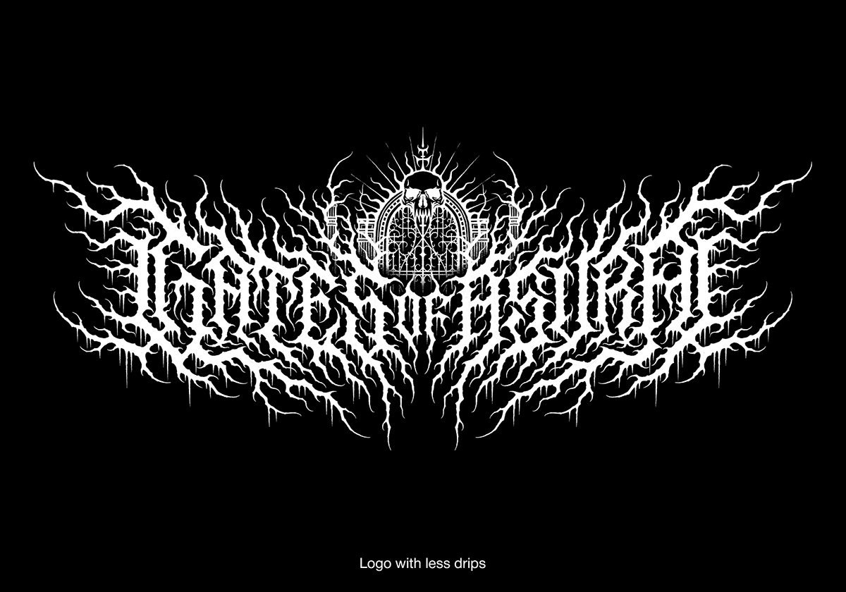 Gates of Asura. GNOIZM | Metal Logos & Dark Lettering