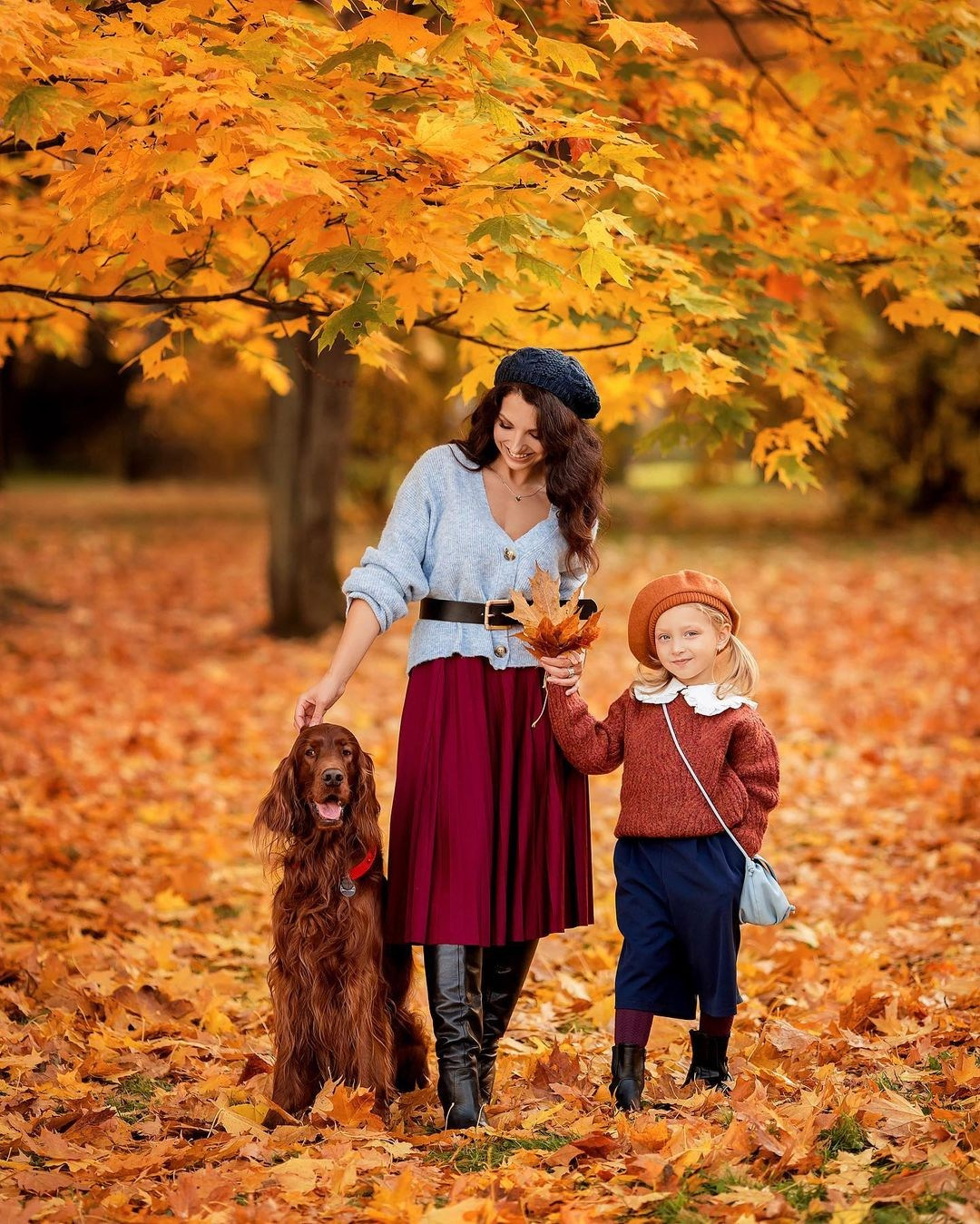 Мама с детьми