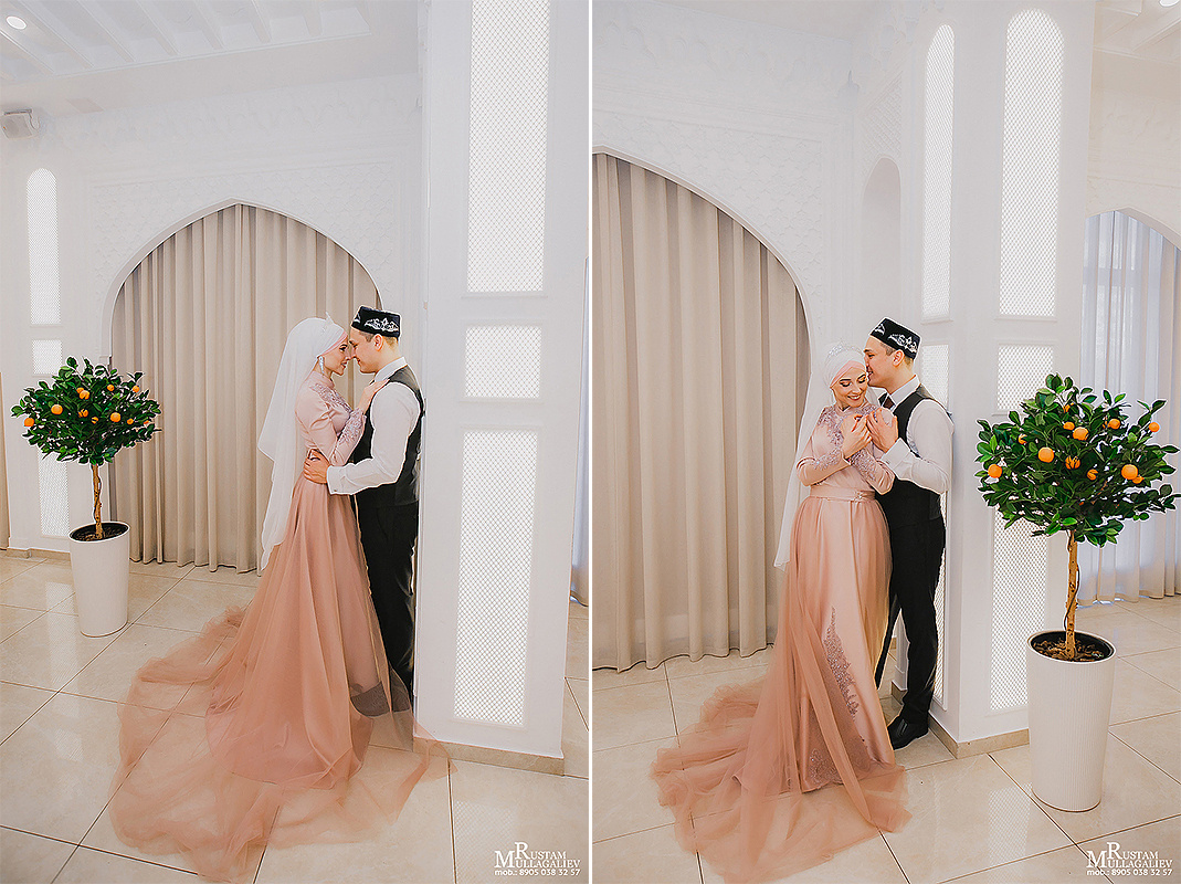 ресторан Тантана,  платье на никах, церемония никах, фотосессия никах