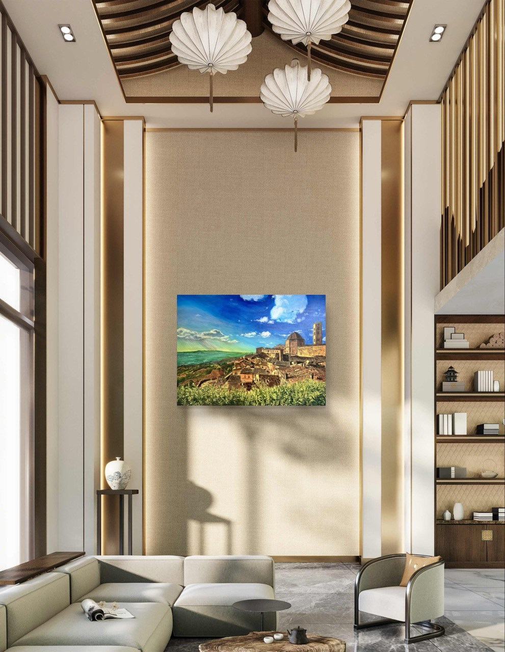 Серия «Города — великие творения рук человеческих». Картины пейзаж