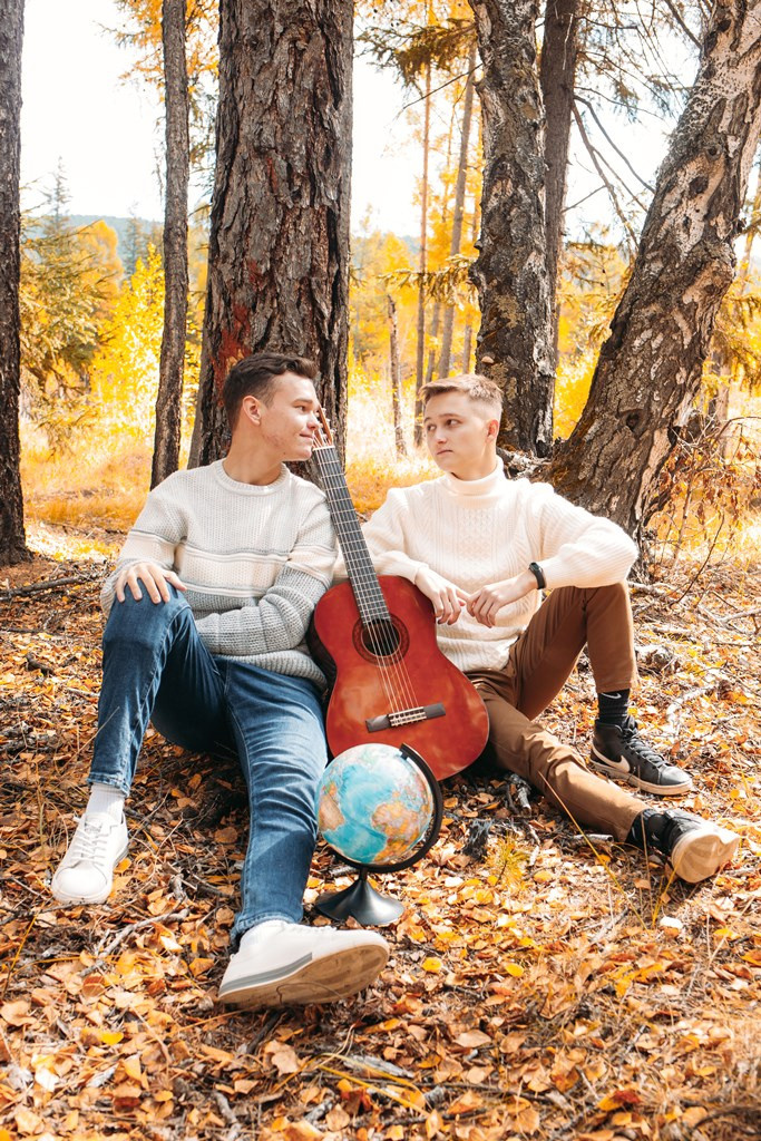 Школьники и детсадовцы (осень). Фотограф Бурятия. Печать фотокниг