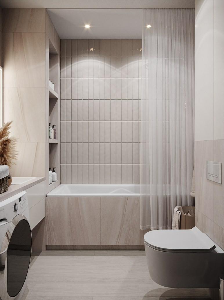 Квартира 45 м², Садовые кварталы. Студия дизайна