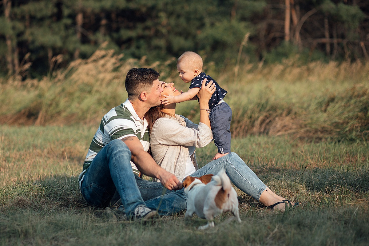 Семейная фотосессия на природе. Семейный фотограф ЕЛЕНА ШАФИГУЛИНА