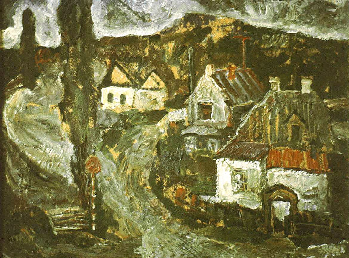 «Ветреный день» 1976 год Собр. Д. Томас. Мадрид. Художник Величко Вадим Семёнович