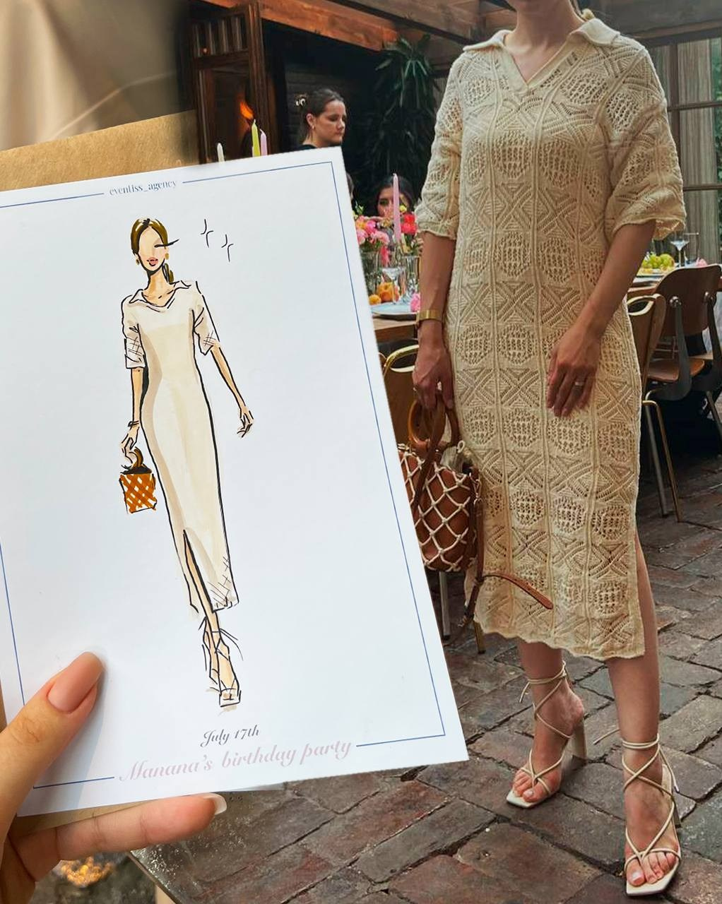 Модные фэшн скетчи на мероприятия. Eventiss art agency| Художники и арт-услуги на мероприятие Москва и МО