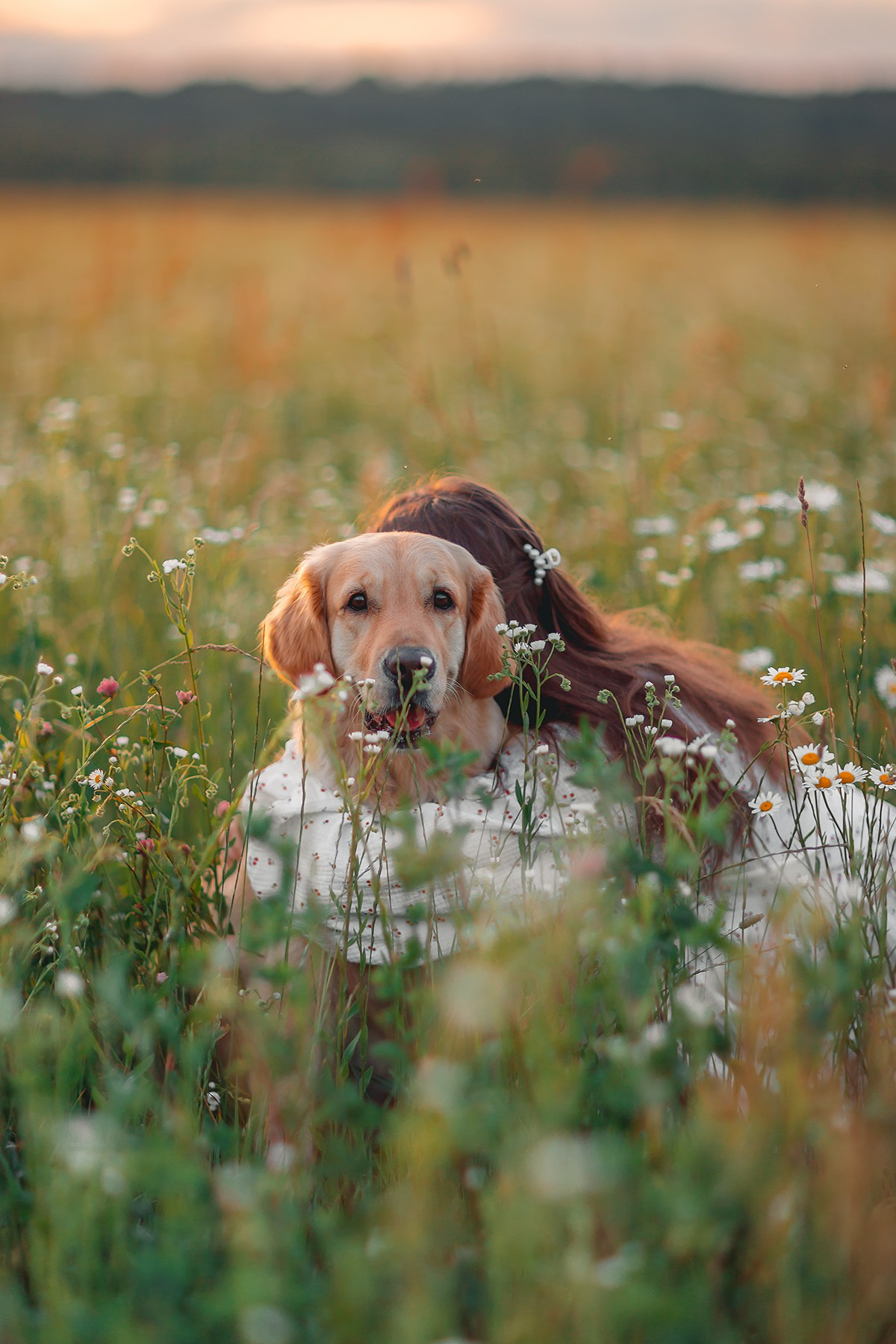Марина и Чили. Семейный фотограф анималист Мария Крючкова