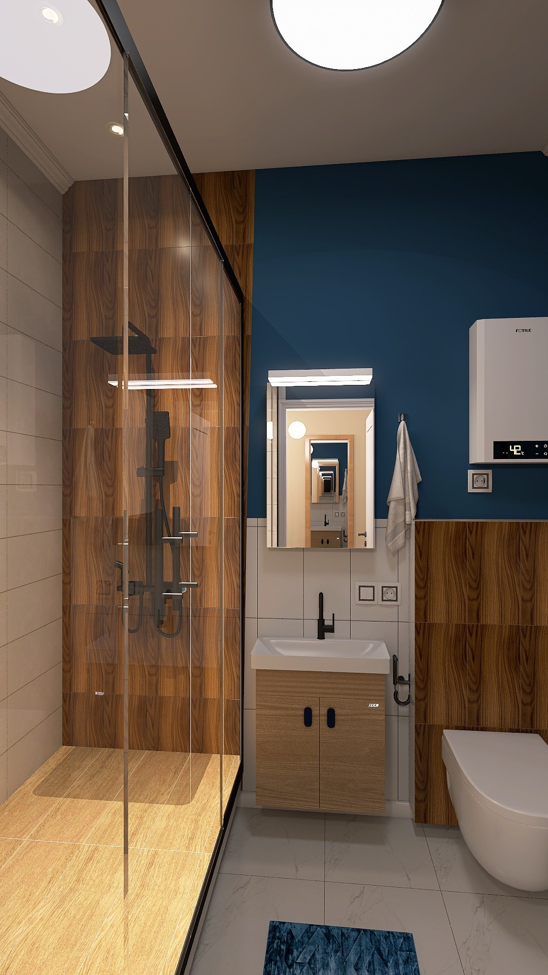 Визуализация санузла в инвестиционном ремонте квартиры