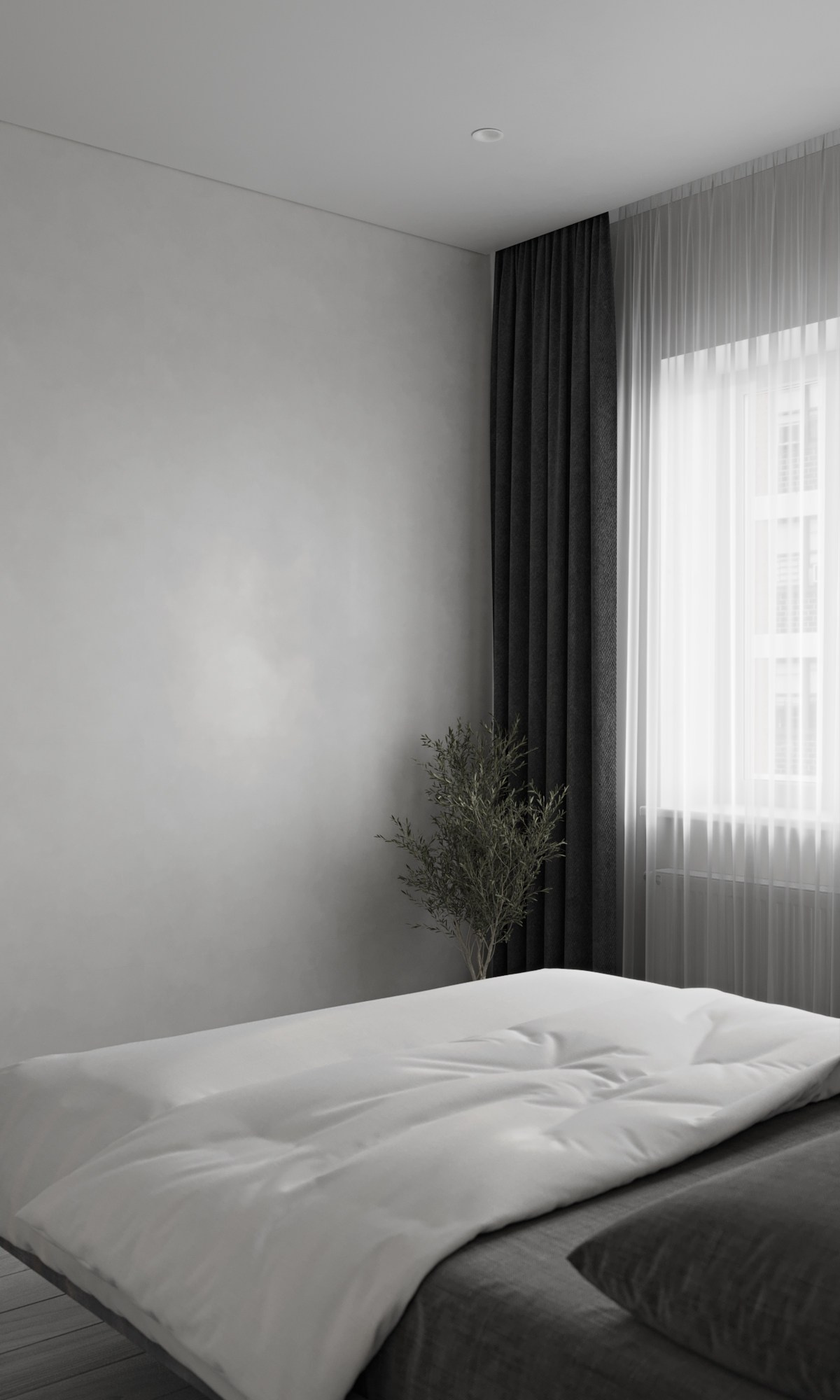 «Черно-белая история». Студия интерьерной визуализации «ЛИНИИ»