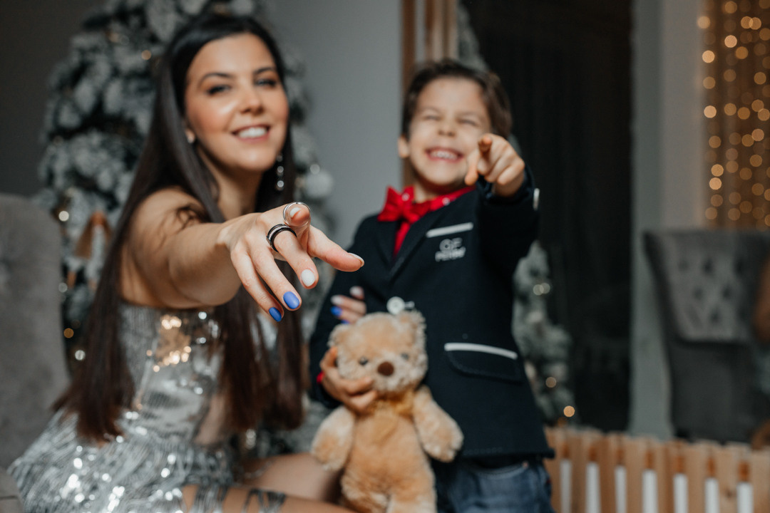 Новогодняя фотосессия мамы и сына: Семейные фотографии. Семейный и свадебный фотограф Ростове-на-Дону