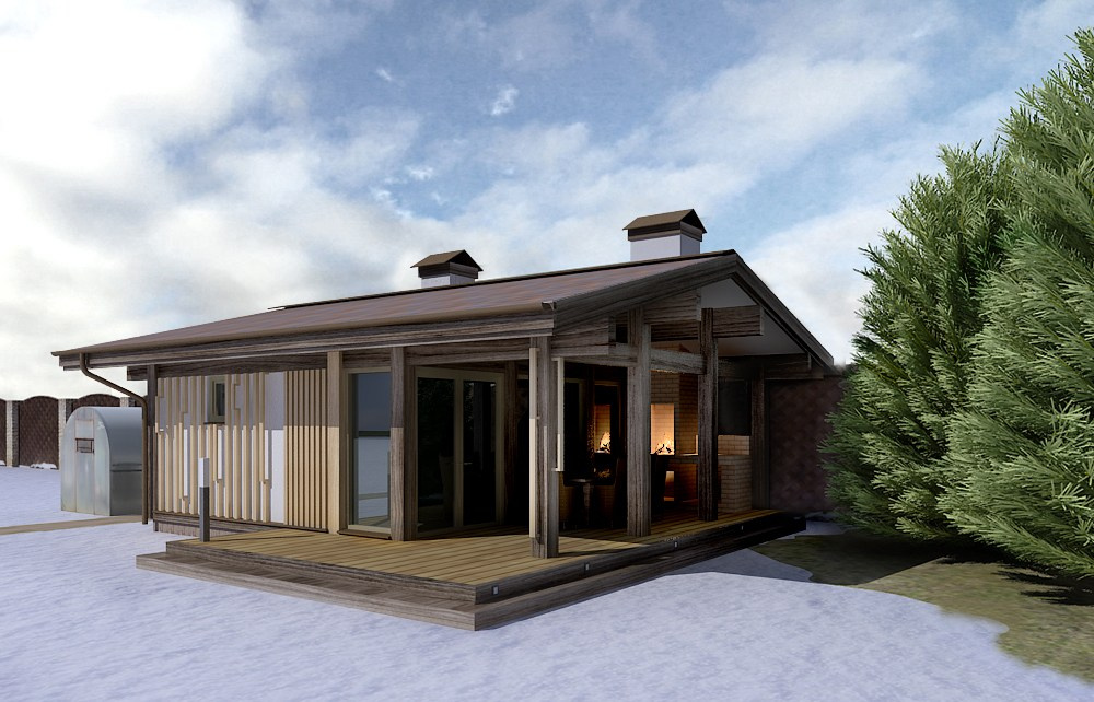 Баня в Токсово. Дизайнер в Санкт-Петербурге Дмитрий Цыбулько