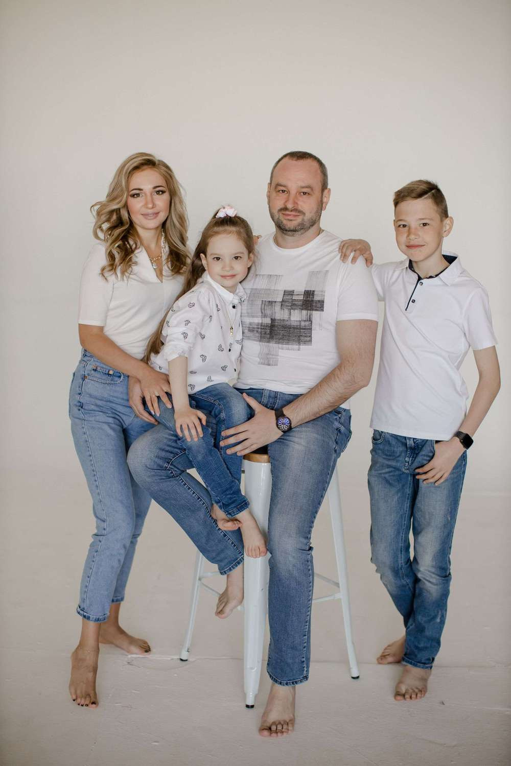 Оля с семьей. Семейный и детский фотограф в Москве Кузьмина Мария