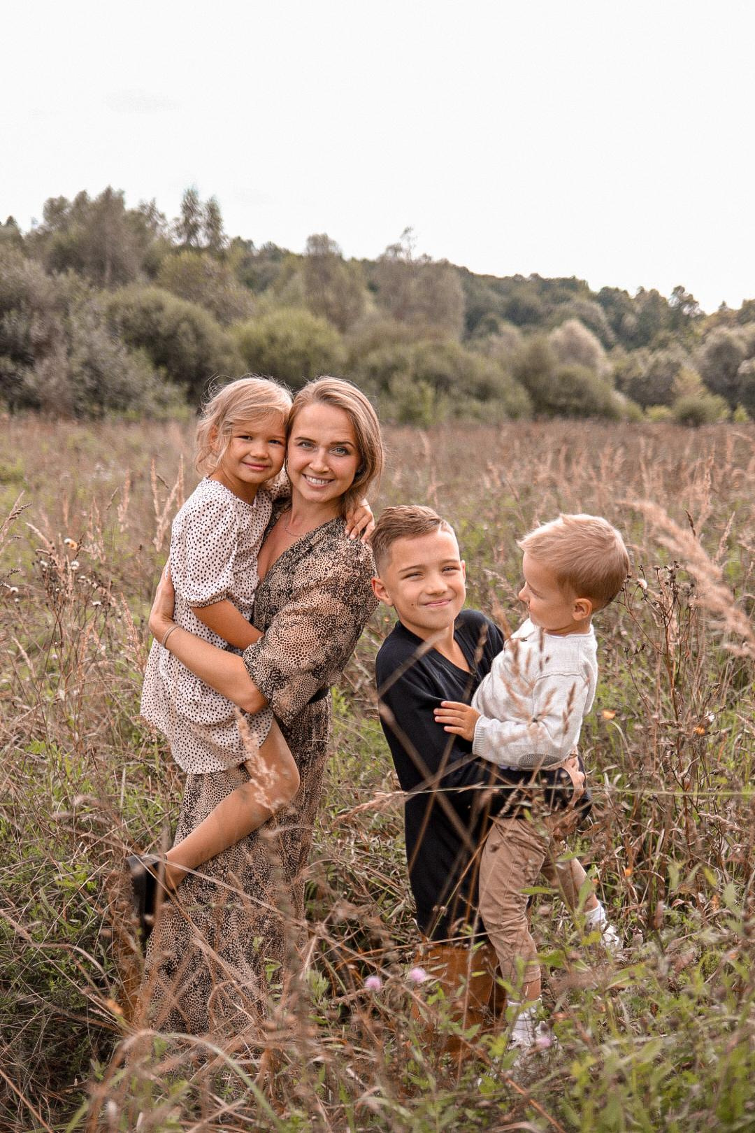 Семья Романенко. Семейный и детский фотограф в Москве Кузьмина Мария