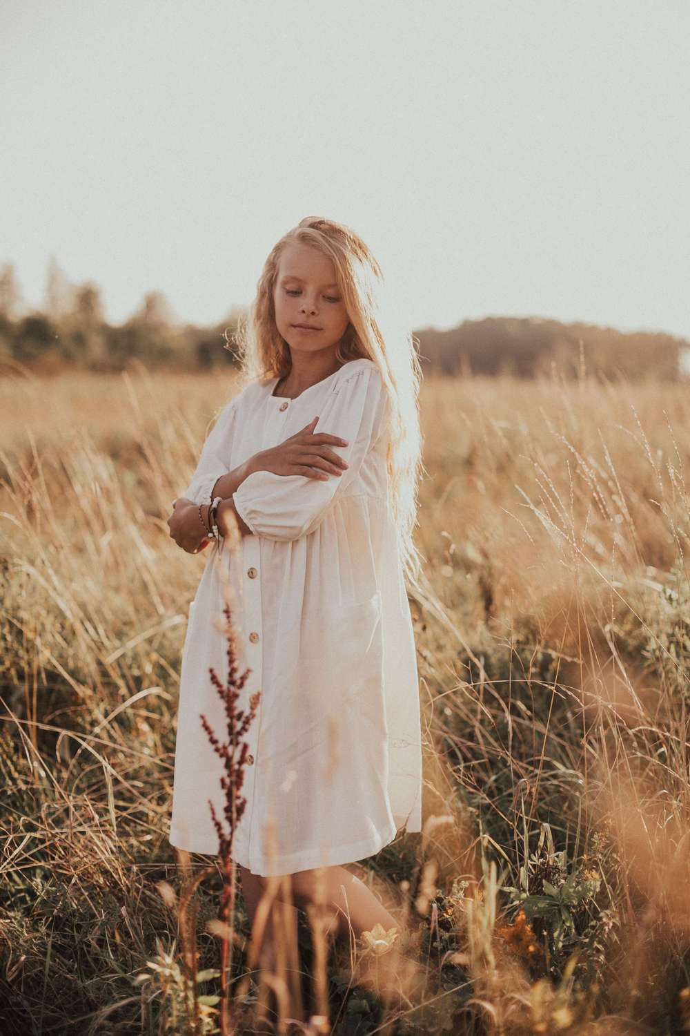 Катя Аня в поле. Семейный и детский фотограф в Москве Кузьмина Мария